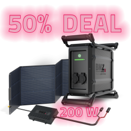 BMZ POWER2GO WORK 2,5kW Solar-Set 200W
