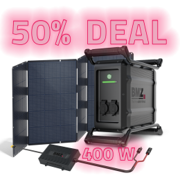 BMZ POWER2GO WORK 2,5kW Solar-Set 400W