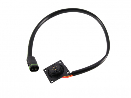 Kabelsatz Brose Akku Anschlusskabel Eukutec AS auf Rosenberger 420mm 23993-8