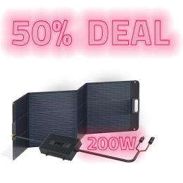 BMZ Solarpanel Solar-Set 200W mit 0% MwSt nach §12 Abs. 3 UstG