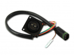 Kabelsatz Brose Akku Anschlusskabel Eukutec AS auf Rosenberger mit Wake 420mm 23993-23